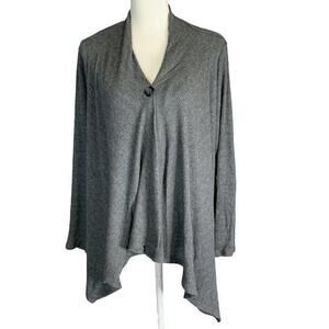 AGB Long Sleeve Boho Hippie Western Lagenlook Open Front Cardigan Sweater Medium